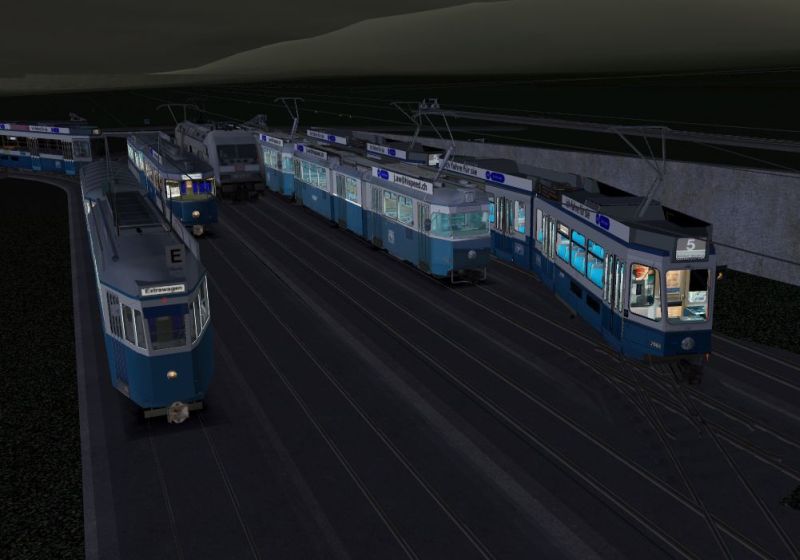 Tram 2000  irchel nacht